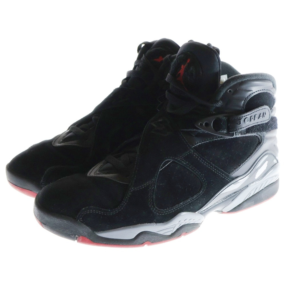 NIKE(ナイキ) AIR JORDAN 8 RETRO BLACK CEMENT エア ジョーダン 8 レトロ ブラック セメント ハイカットスニーカー ブラック US9/27cm 305381-022