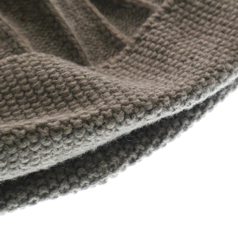 Martin Margiela 14(マルタンマルジェラ) RIBBED BEANIE リブニットビーニー 帽子 ニット帽 グレー S30TC0035