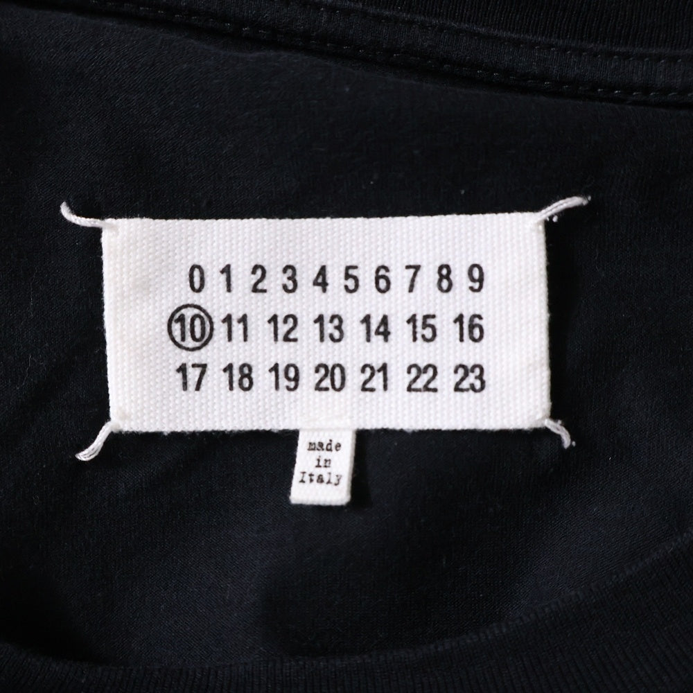 Martin Margiela 10(マルタンマルジェラ) 18SS ATELIER 75011 POCKET TEE アトリエ75011 ポケットTシャツ 半袖クルーネックカットソー ブラック S30GC0636