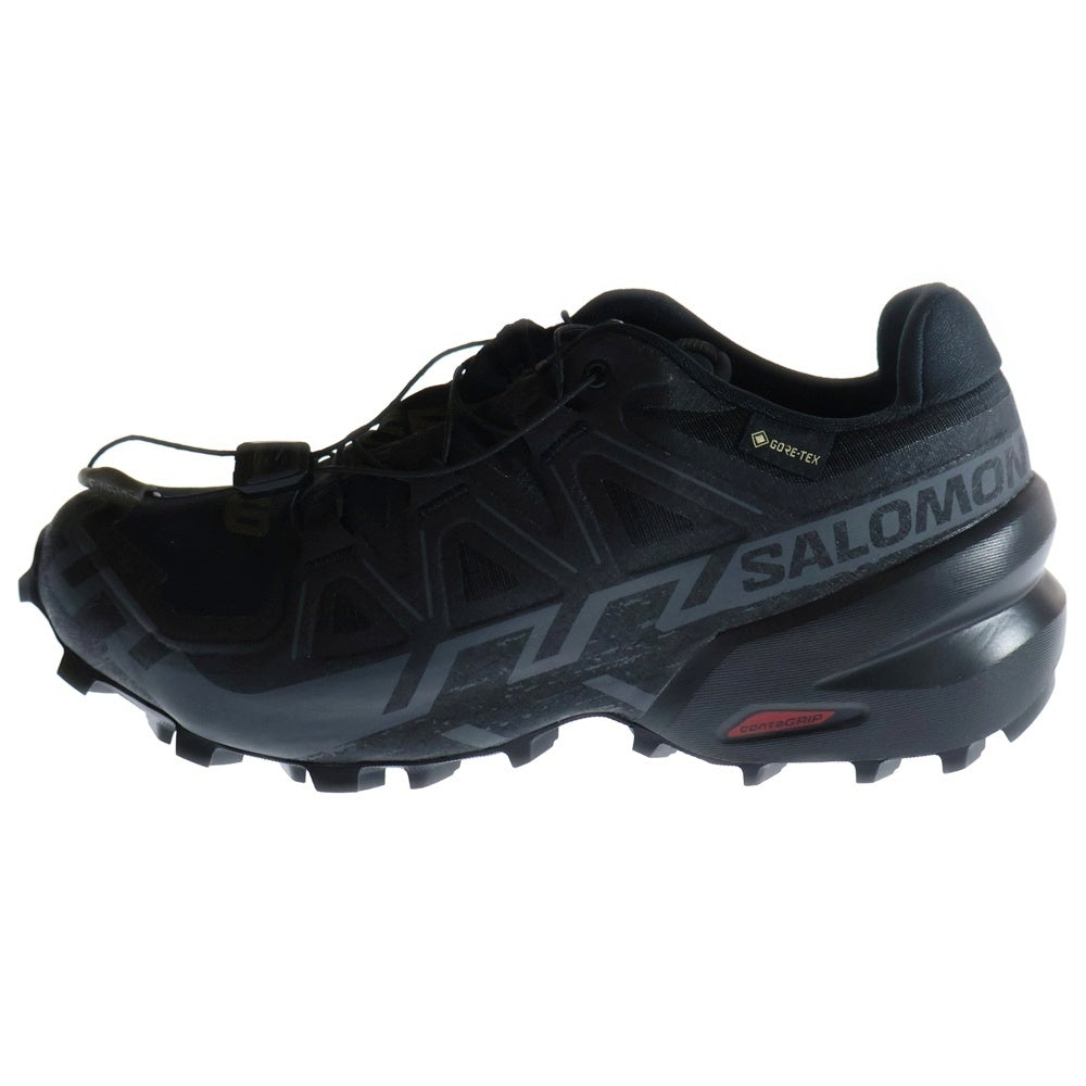 SALOMON(サロモン) WMNS SPEEDCROSS 6 GORE-TEX ウィメンズ スピードクロス6 ゴアテックス ローカットスニーカー レディース ブラック US7.5/24.5cm 417434