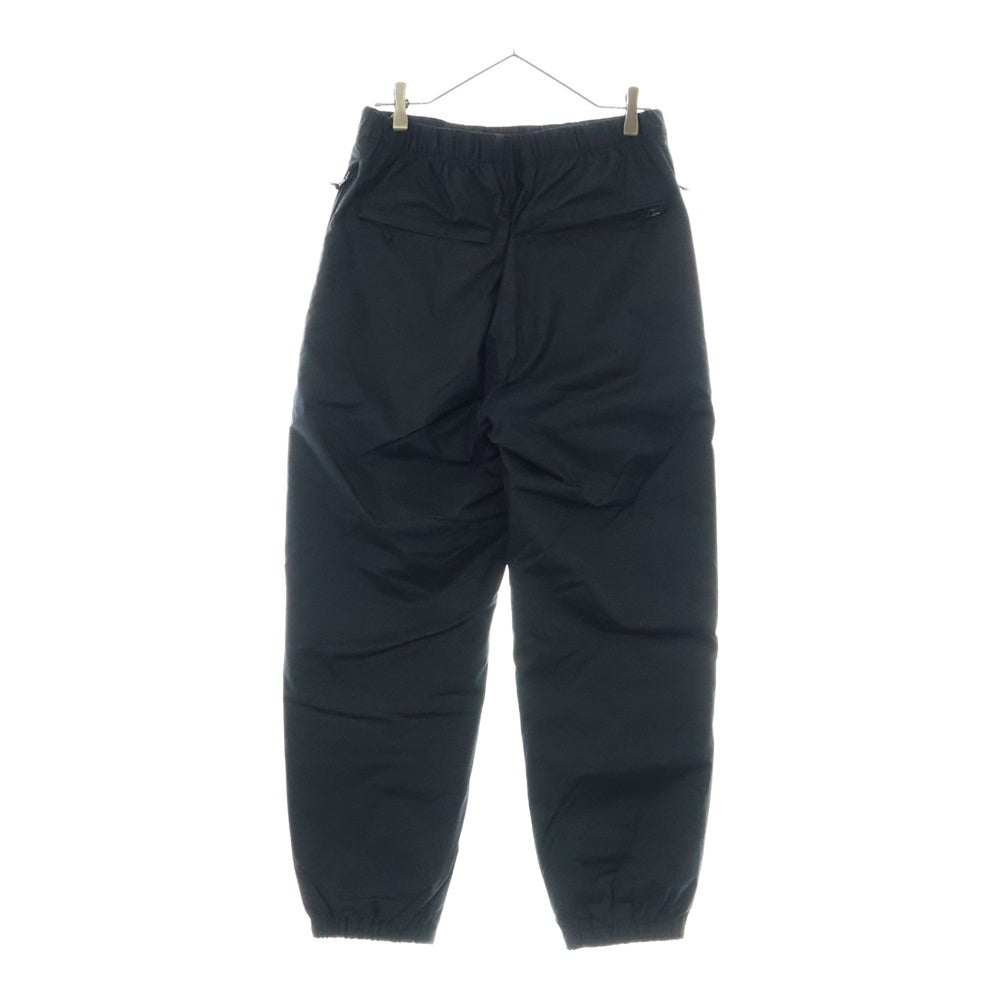 ENNOY(エンノイ) 24AW PADDED PANTS ロゴ刺繍 ナイロンパンツ ブラック AW24BRENPT05LP