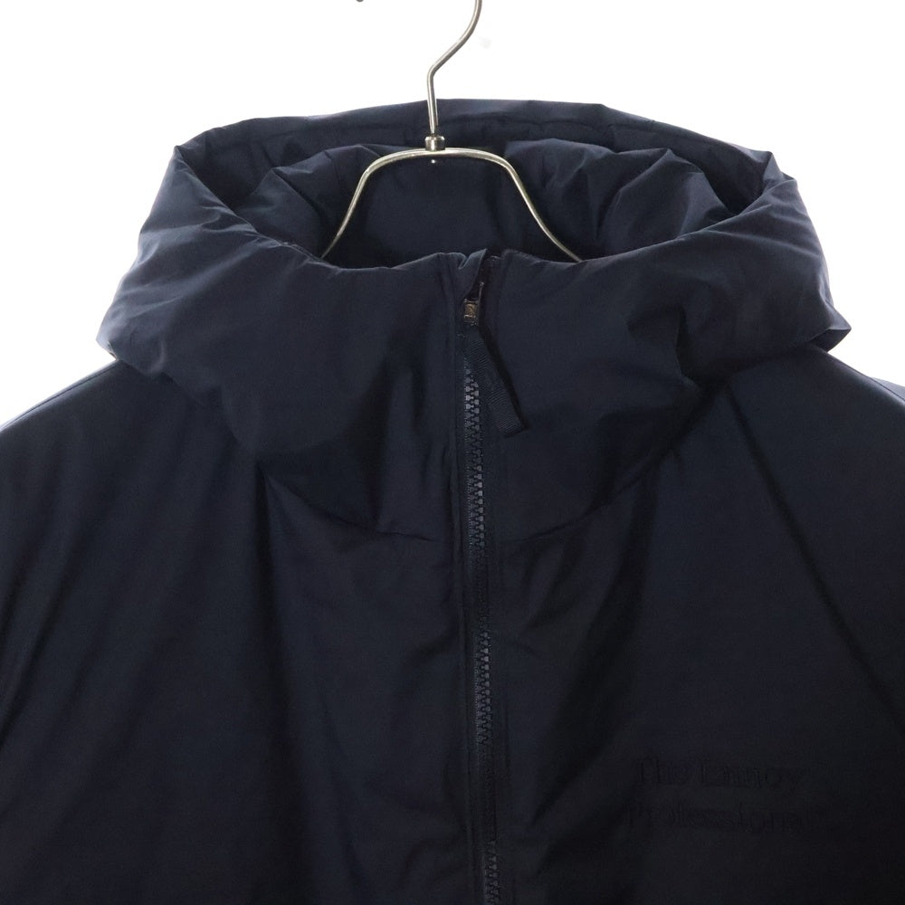 ENNOY(エンノイ) 24AW PADDED JACKET ロゴ刺繍 中綿ナイロンジャケット ブラック AW24BRENJK03LP
