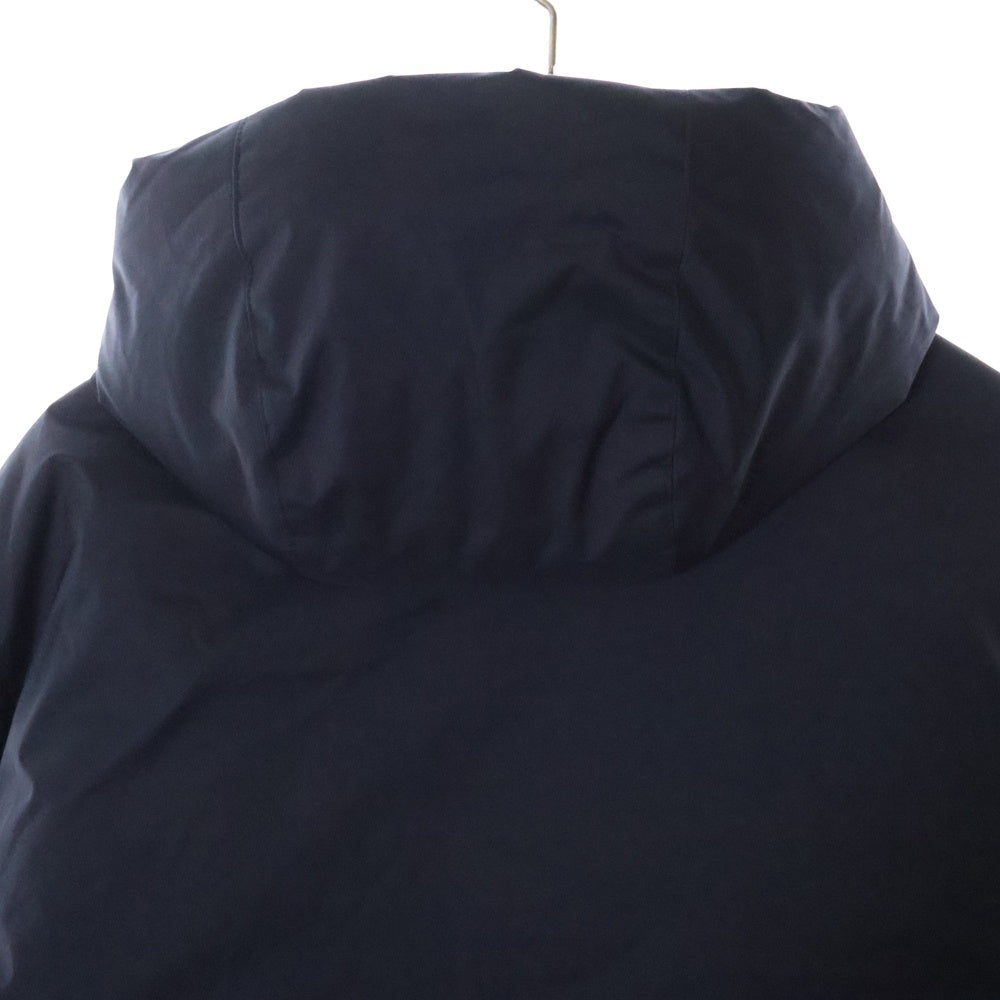 ENNOY(エンノイ) 24AW PADDED JACKET ロゴ刺繍 中綿ナイロンジャケット ブラック AW24BRENJK03LP