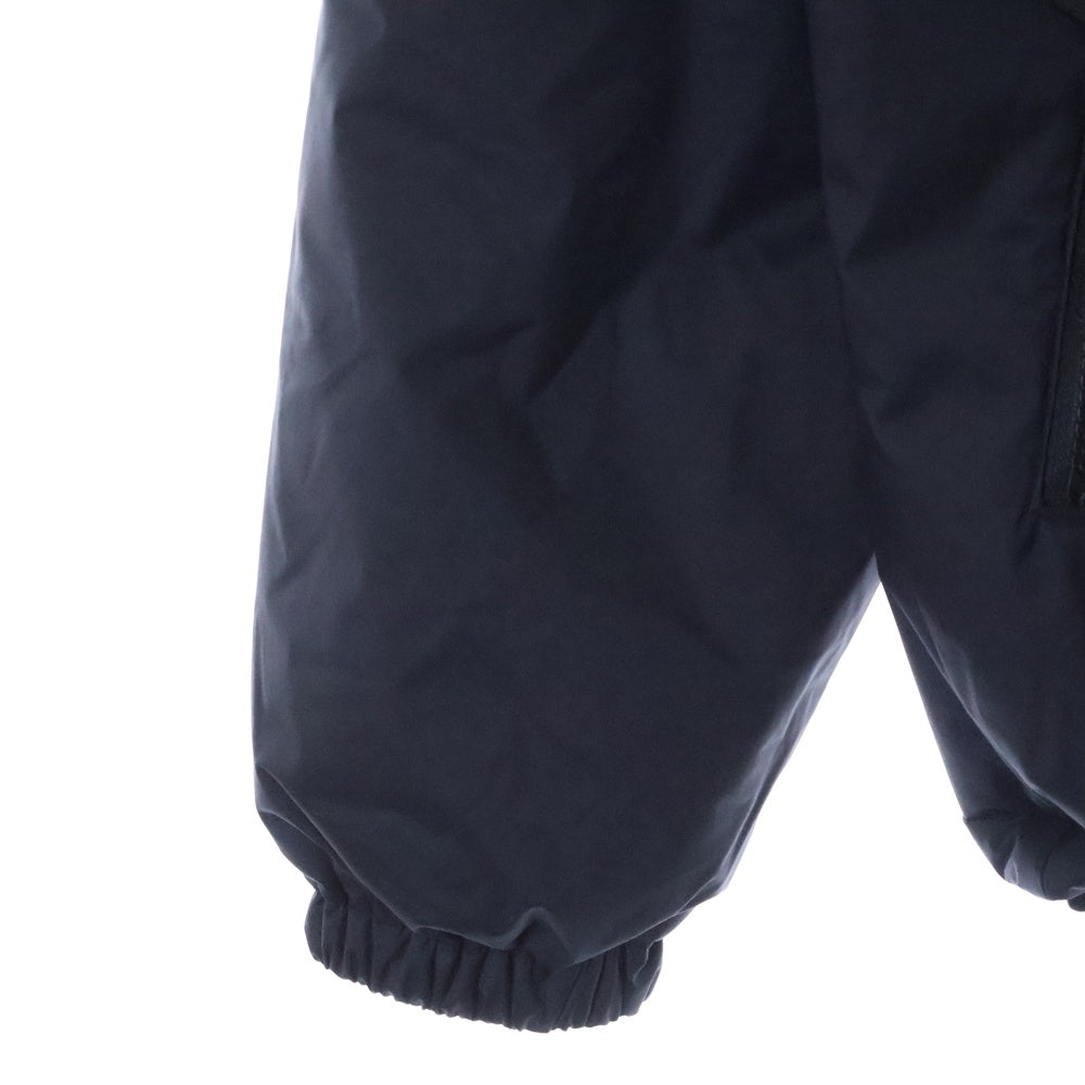 ENNOY(エンノイ) 24AW PADDED JACKET ロゴ刺繍 中綿ナイロンジャケット ブラック AW24BRENJK03LP