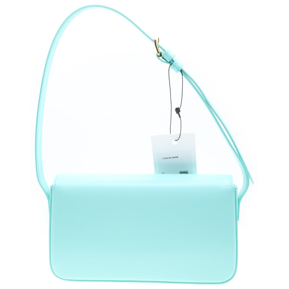 CELINE(セリーヌ) TRIOMPHE SHOULDER BAG トリオンフ クロード インターンロック シャイニーカーフスキン ショルダーバッグ レディース ブルー 194143BF4