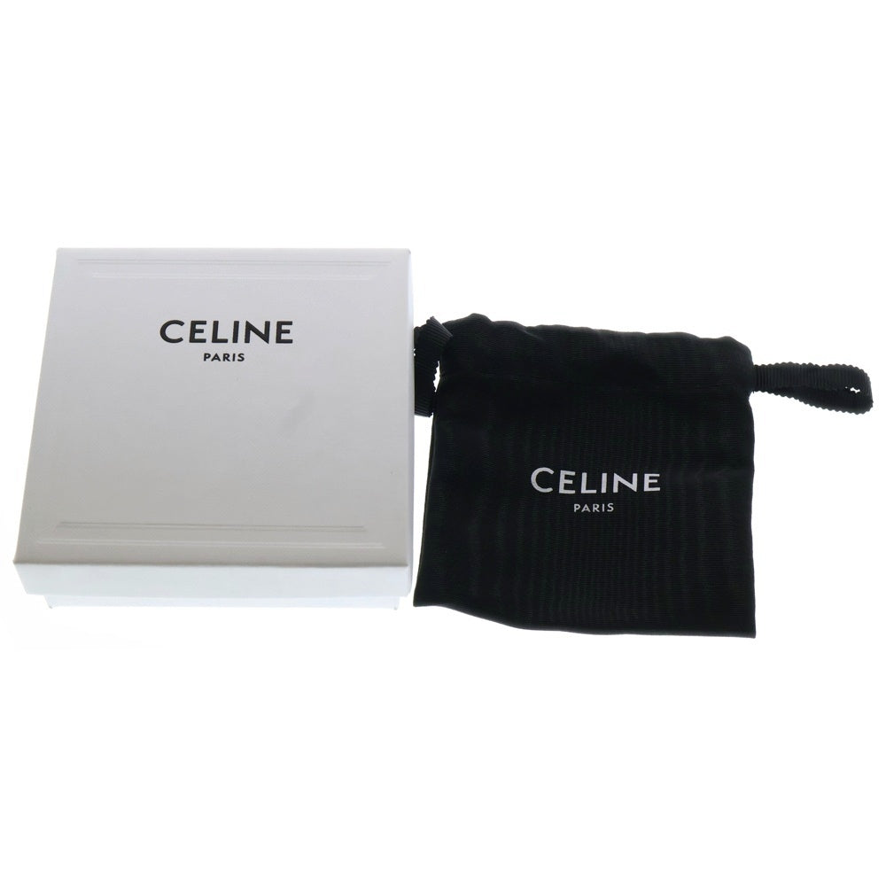 CELINE(セリーヌ) トリオンフ バックルストラップ ブレスレット ゴールド金具 レディース ブラック/ゴールド 460RZ2BPO