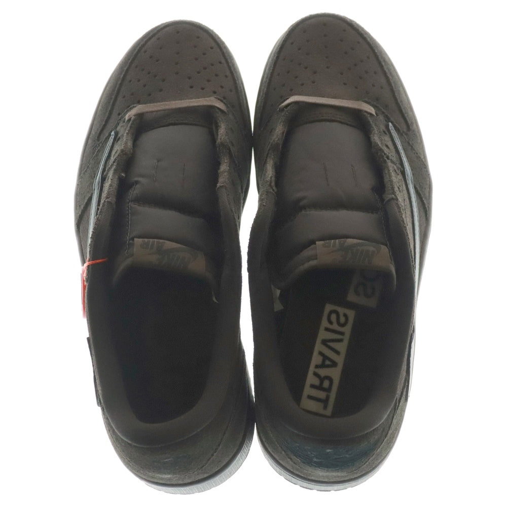 NIKE(ナイキ) ×TRAVIS SCOTT AIR JORDAN 1 LOW OG SP VELVET BROWN トラヴィススコット エアジョーダン ベルベットブラウン ローカットスニーカー US10/28cm DM7866-202
