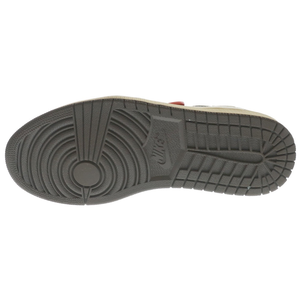 NIKE(ナイキ) ×TRAVIS SCOTT AIR JORDAN 1 LOW OG SP-T トラヴィススコット エアジョーダン ローカットスニーカー ブラウン/ブラック US9.5/27.5cm CQ4277-001
