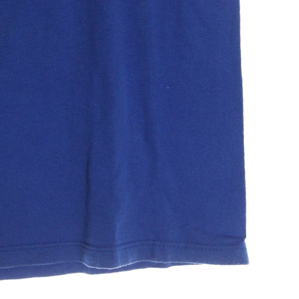 VINTAGE(ヴィンテージ) 90S VINTAGE HOOK UPS ヴィンテージ フック アップス フロントプリント クルーネック半袖Tシャツ カットソー ブルー