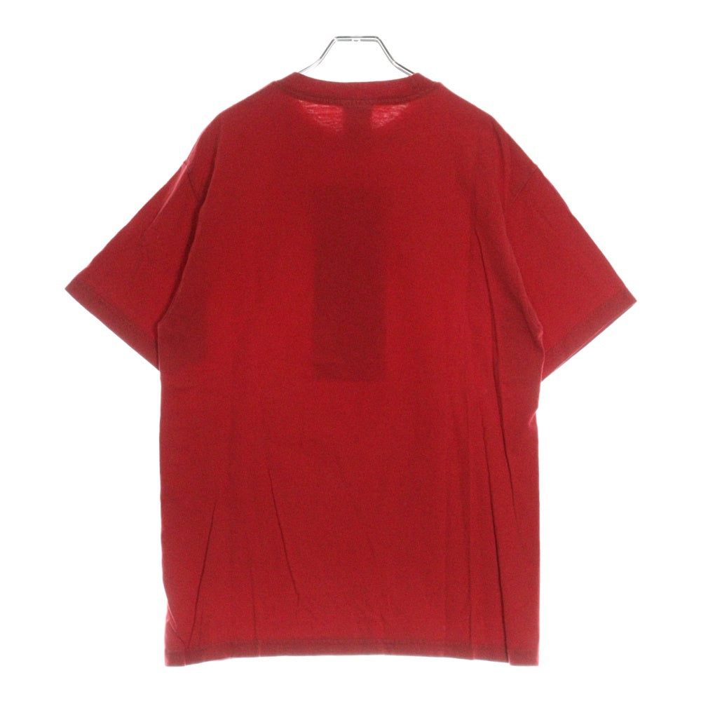 VINTAGE(ヴィンテージ) 90S VINTAGE HOOK UPS ヴィンテージ フック アップス フロントプリント クルーネック半袖Tシャツ カットソー レッド