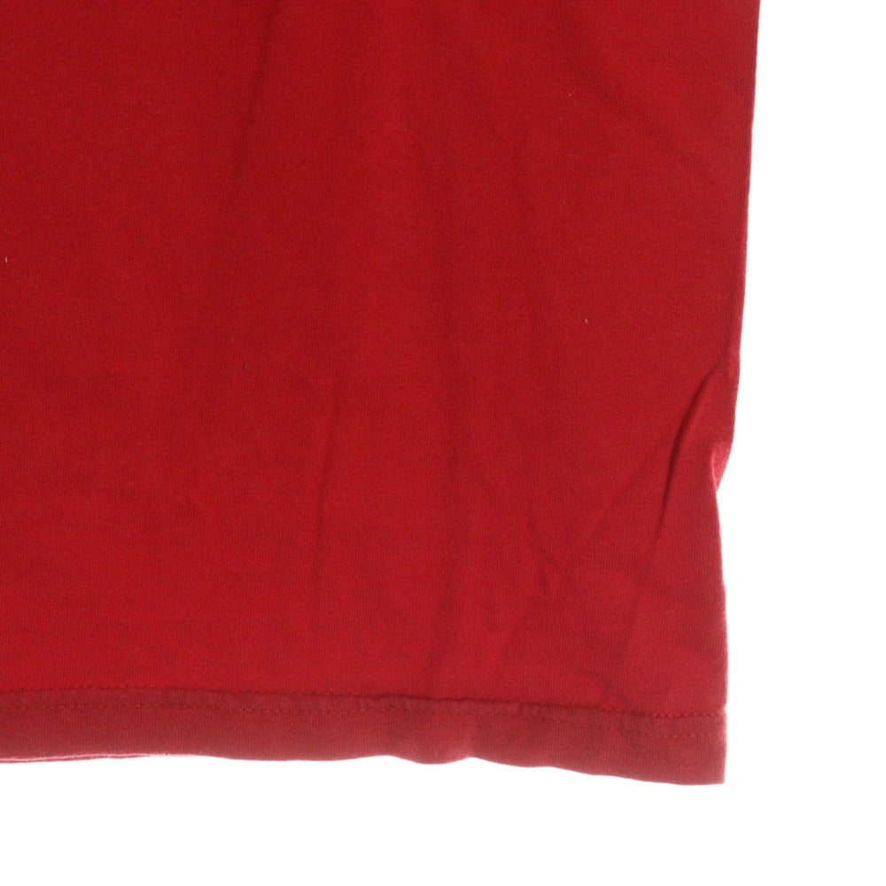 VINTAGE(ヴィンテージ) 90S VINTAGE HOOK UPS ヴィンテージ フック アップス フロントプリント クルーネック半袖Tシャツ カットソー レッド