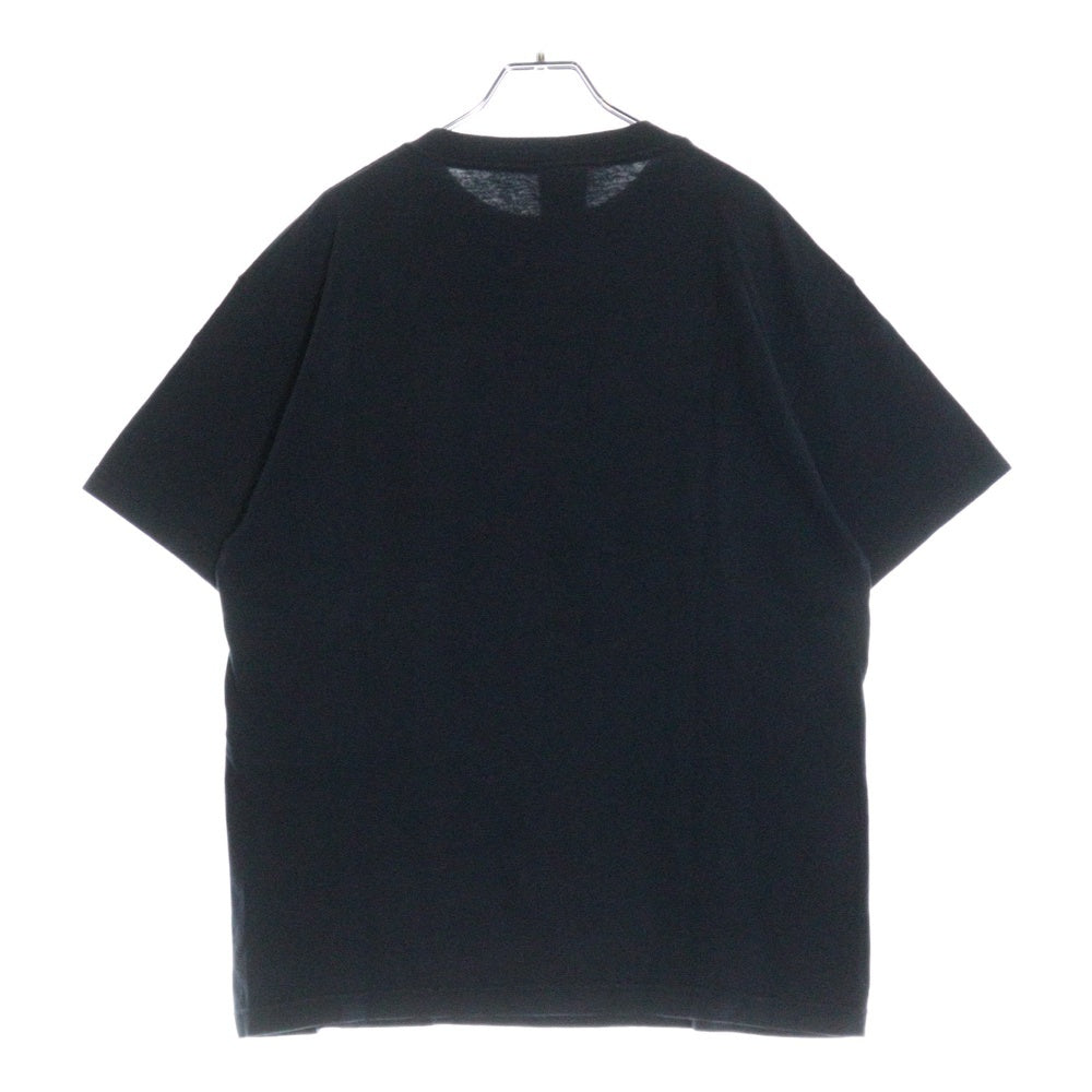 VINTAGE(ヴィンテージ) 90S VINTAGE HOOK UPS ヴィンテージ フック アップス フロントプリント クルーネック半袖Tシャツ カットソー ネイビー