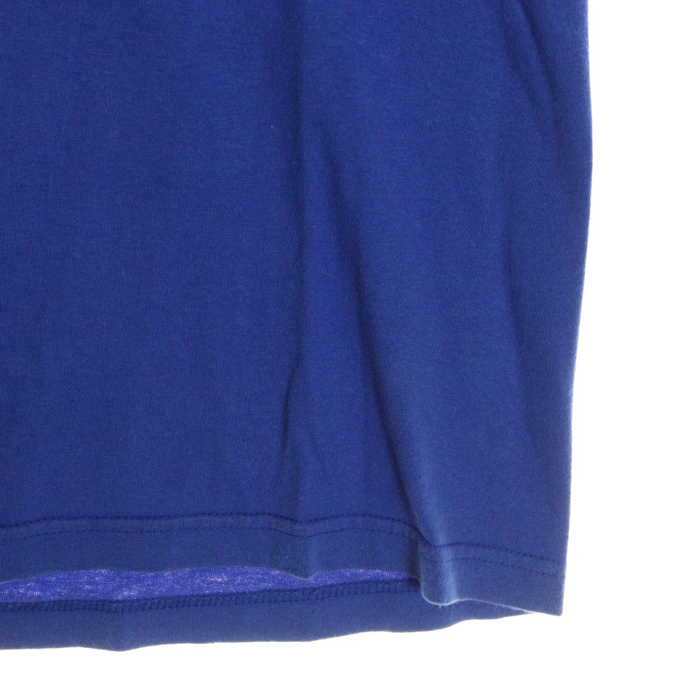 VINTAGE(ヴィンテージ) 90S VINTAGE HOOK UPS ヴィンテージ フック アップス フロントプリント クルーネック半袖Tシャツ カットソー ブルー