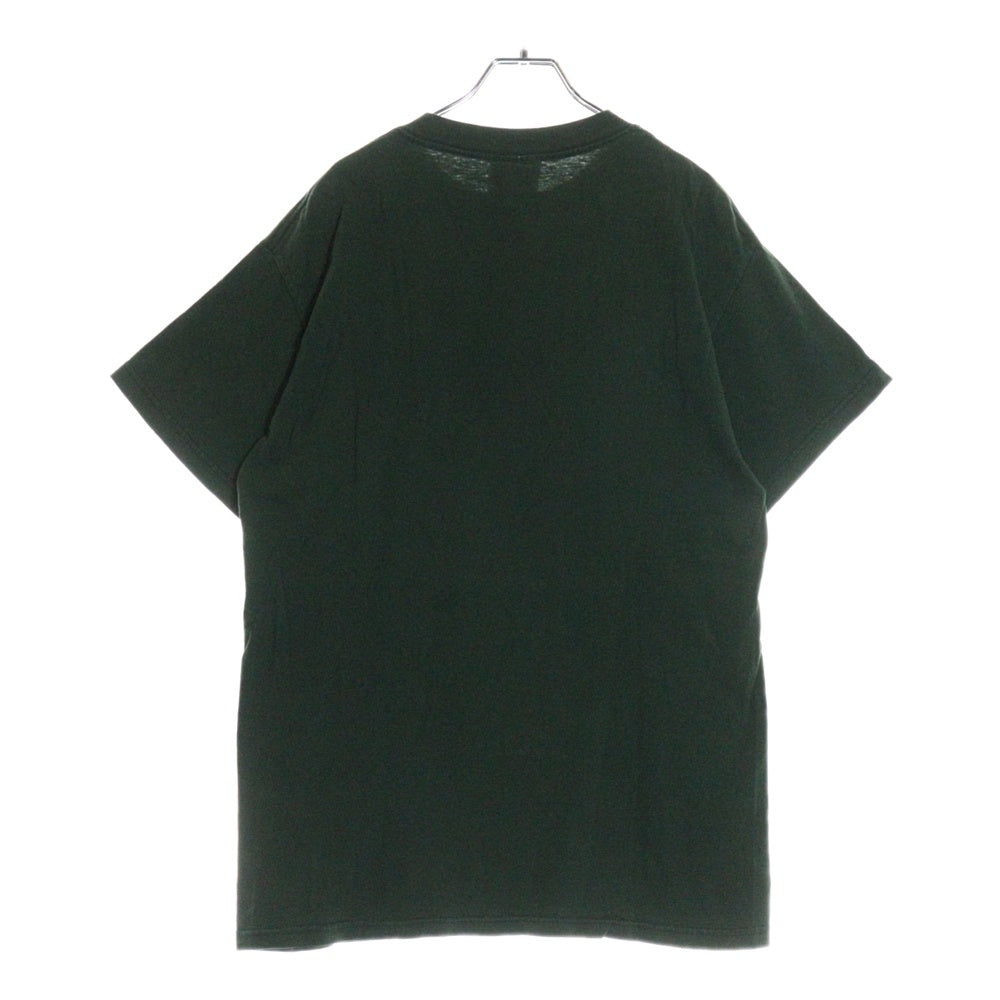 VINTAGE(ヴィンテージ) 90S VINTAGE HOOK UPS ヴィンテージ フック アップス フロントプリント クルーネック半袖Tシャツ カットソー グリーン