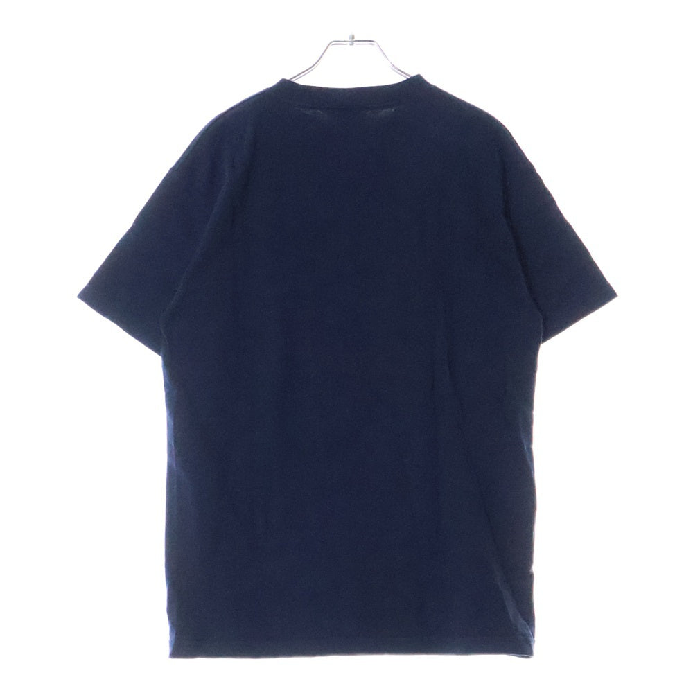 VINTAGE(ヴィンテージ) VINTAGE HOOK UPS ヴィンテージ フック アップス フロントプリント クルーネック半袖Tシャツ カットソー ネイビー