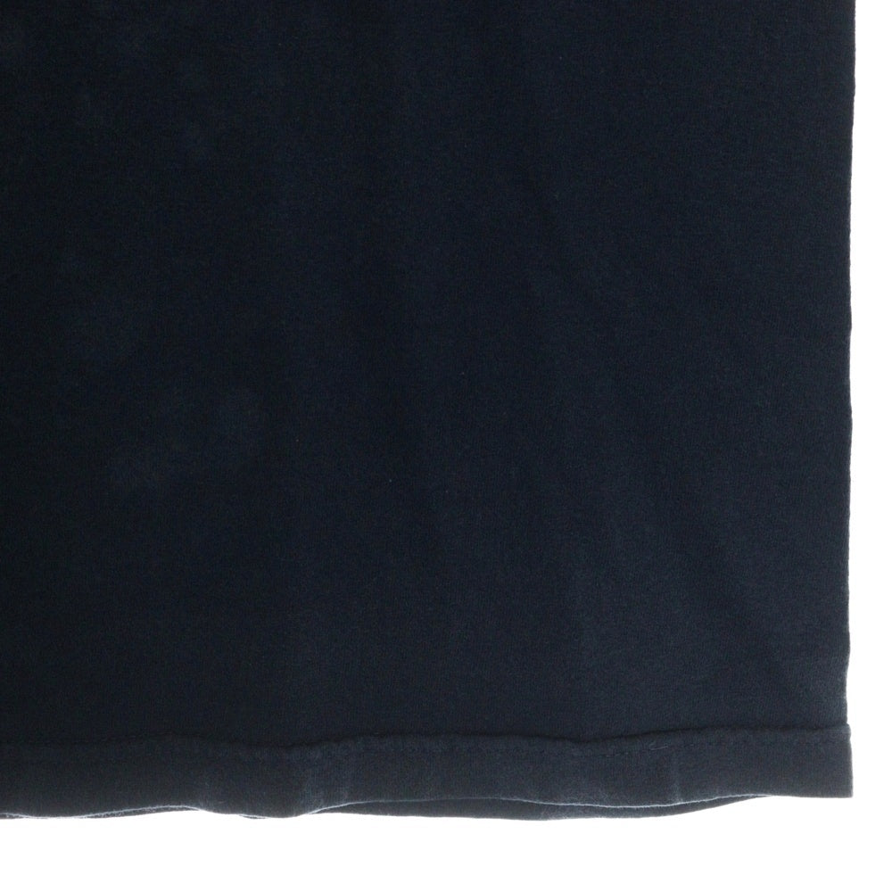 VINTAGE(ヴィンテージ) 90S VINTAGE HOOK UPS ヴィンテージ フック アップス フロントプリント クルーネック半袖Tシャツ カットソー ネイビー