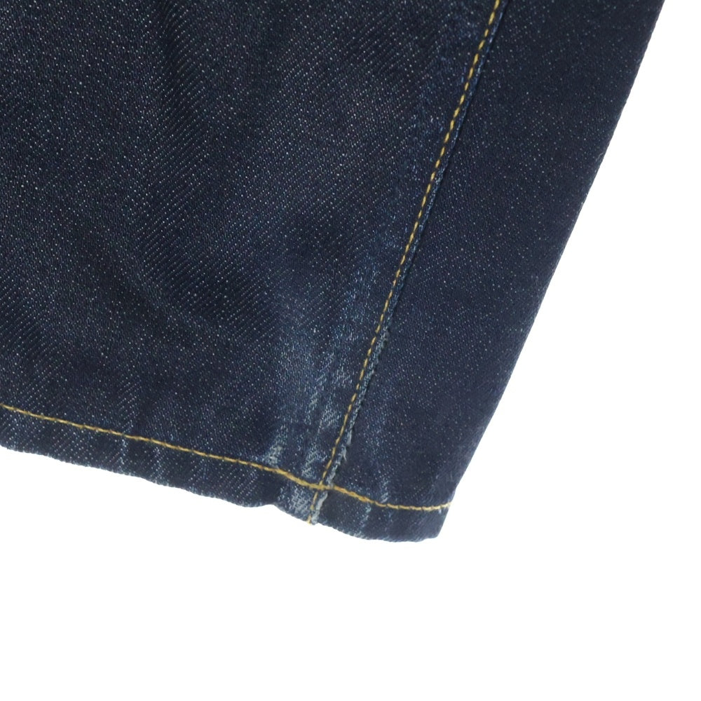 beautiful people(ビューティフルピープル) Selvage Denim Ordinaly Fit ジップフライ セルビッジデニムパンツ インディゴ レディース 1000105084