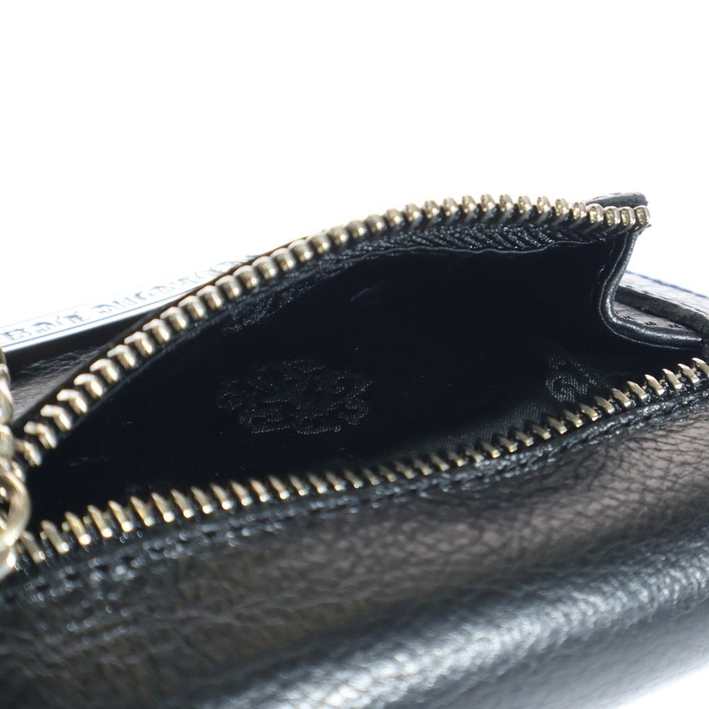 CHROME HEARTS(クロムハーツ) WAVE MINI ウェーブミニ レザーウォレット 財布 ブラック BCA373