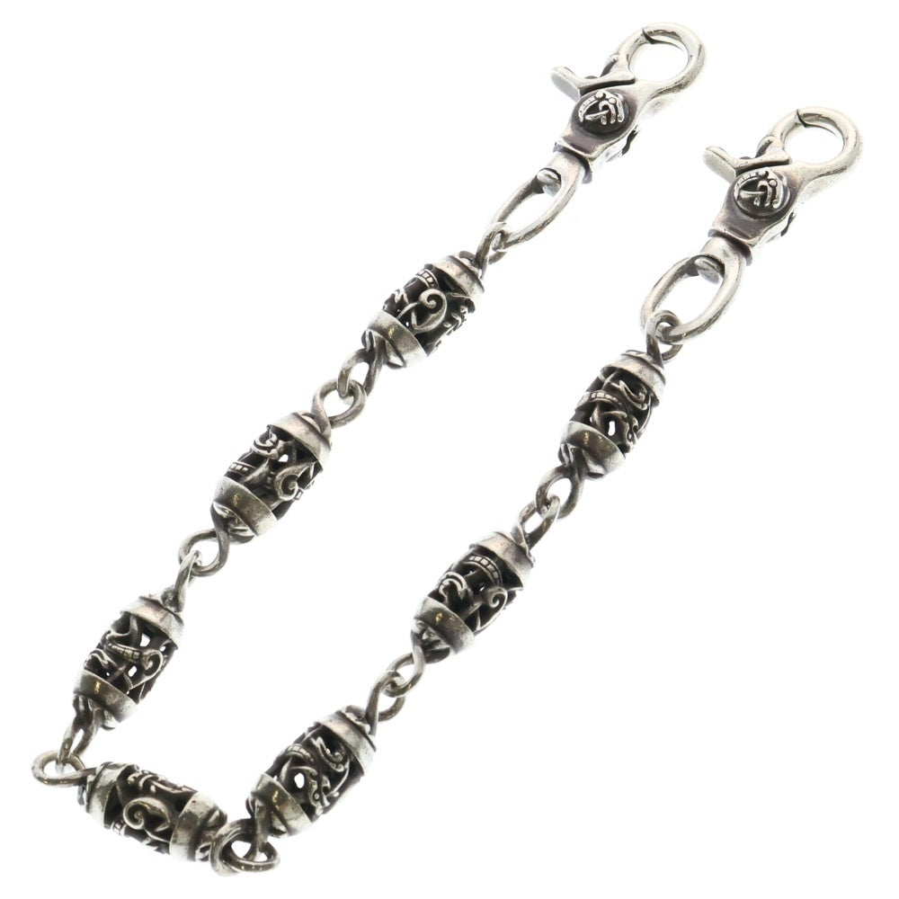 CHROME HEARTS(クロムハーツ) ROLLER C R SHORT-S 2クリップ ショート ケルティックローラー ウォレットチェーン シルバー