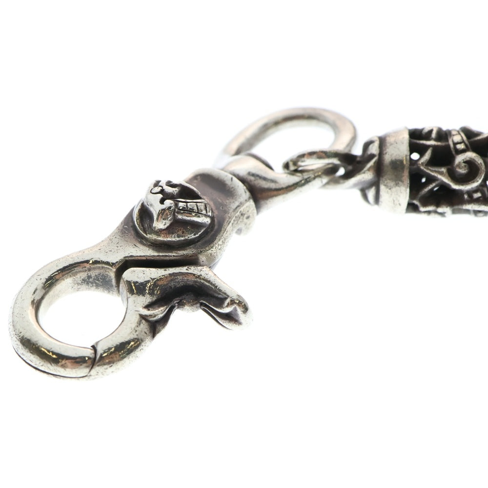 CHROME HEARTS(クロムハーツ) ROLLER C R SHORT-S 2クリップ ショート ケルティックローラー ウォレットチェーン シルバー