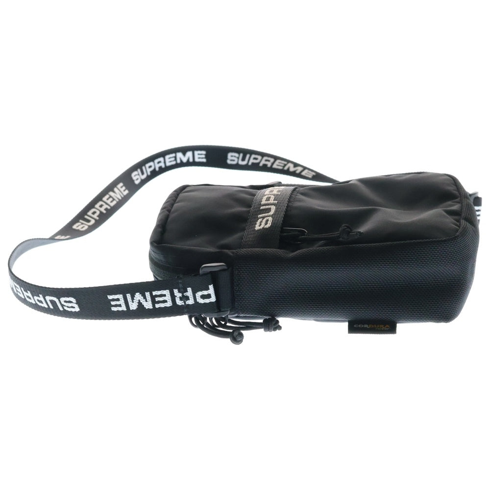 SUPREME(シュプリーム) 22AW Shoulder Bag ナイロン ロゴデザイン ショルダー バッグ ブラック