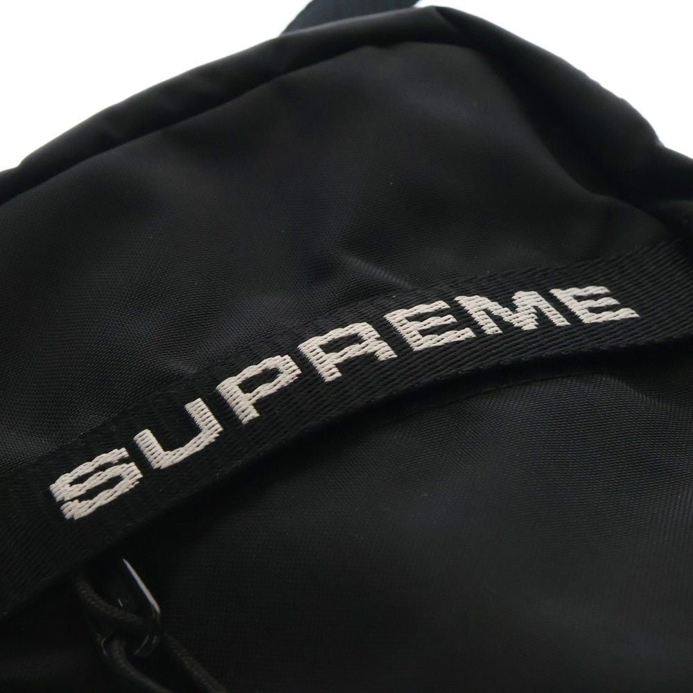 SUPREME(シュプリーム) 22AW Shoulder Bag ナイロン ロゴデザイン ショルダー バッグ ブラック