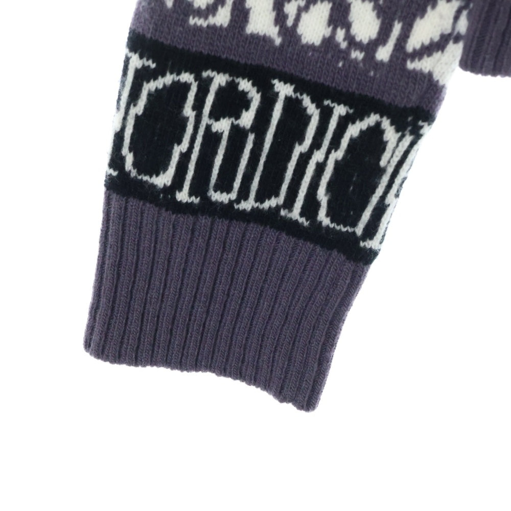 DIOR(ディオール) 20AW ×SHAWN STUSSY MULTICOLOR WOOL JACQUARD SWEATER ショーンステューシー マルチカラージャガード ニットセーター 033M622AT167