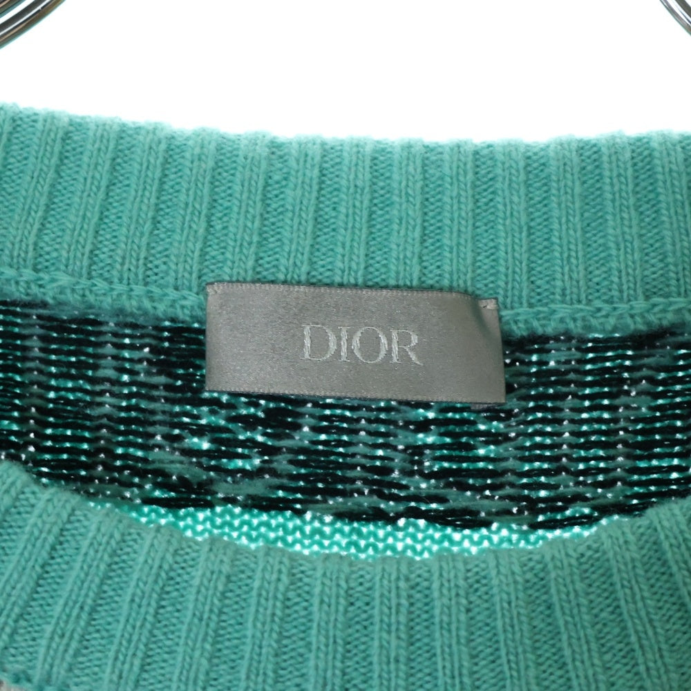 DIOR(ディオール) 20AW ×SHAWN STUSSY MULTICOLOR WOOL JACQUARD SWEATER ショーンステューシー マルチカラージャガード ニットセーター 033M622AT167