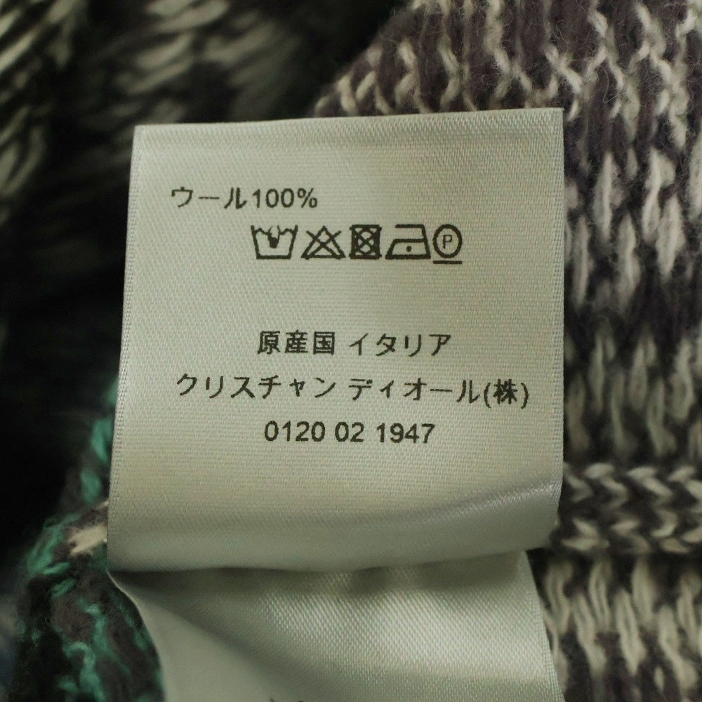 DIOR(ディオール) 20AW ×SHAWN STUSSY MULTICOLOR WOOL JACQUARD SWEATER ショーンステューシー マルチカラージャガード ニットセーター 033M622AT167