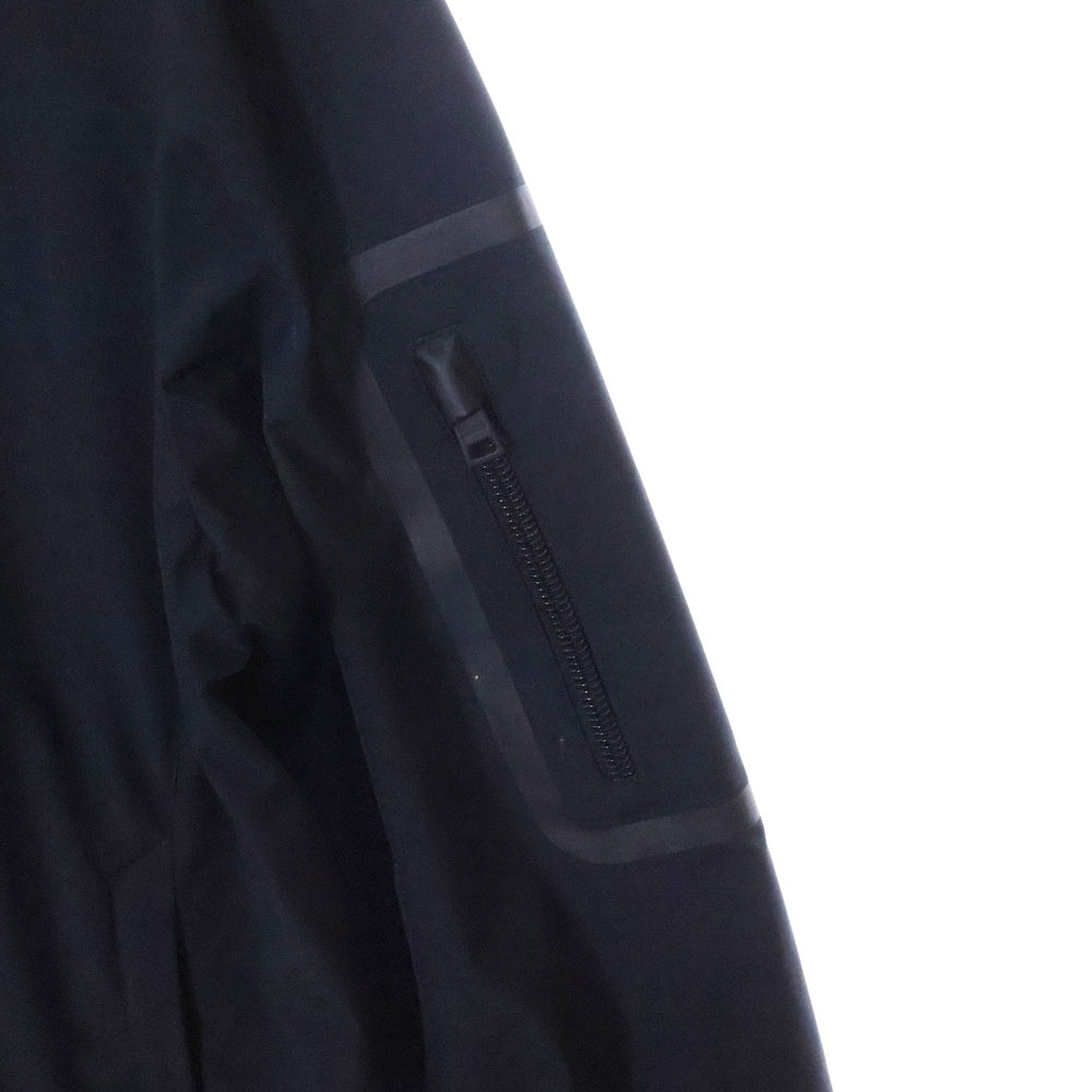 HERNO(ヘルノ) LAMINAR GORE-TEX 2LAYER ラミナー ゴアテックス 2レイヤー MA-1ブルゾン ナイロン ボンバー ジャケット ブラック GI0009UL-11106-9300
