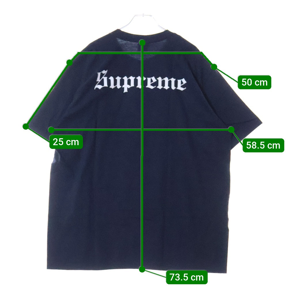 SUPREME(シュプリーム) 24AW Snow White Tee スノーホワイト 白雪姫プリント クルーネック 半袖Tシャツ カットソー ネイビー