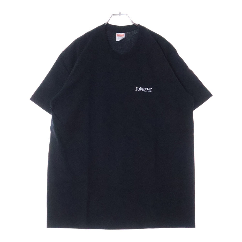 SUPREME(シュプリーム) 24SS Black Cat Tee ブラックキャット プリント クルーネック 半袖Tシャツ カットソー ブラック