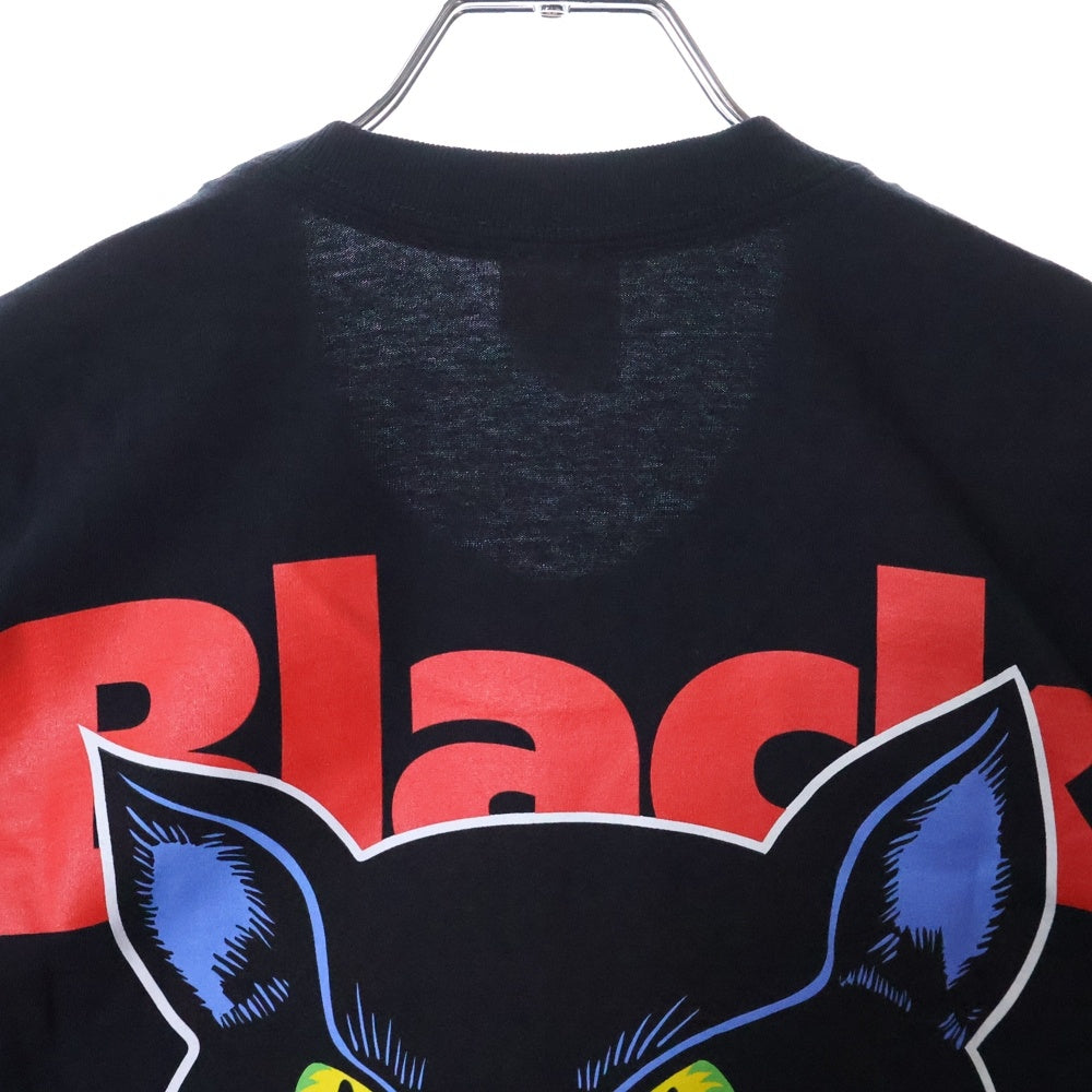 SUPREME(シュプリーム) 24SS Black Cat Tee ブラックキャット プリント クルーネック 半袖Tシャツ カットソー ブラック