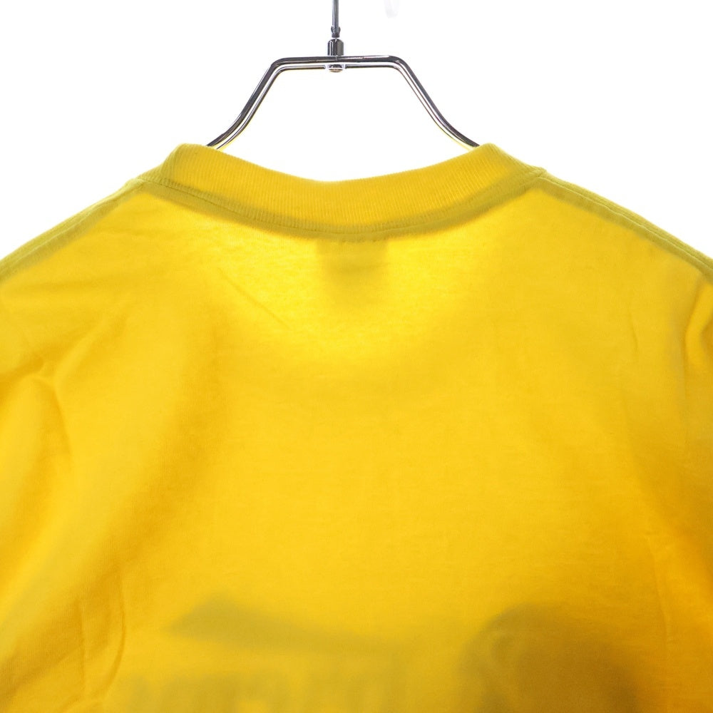 SUPREME(シュプリーム) 24SS Records Tee レコーズロゴプリント クルーネック 半袖Tシャツ カットソー イエロー