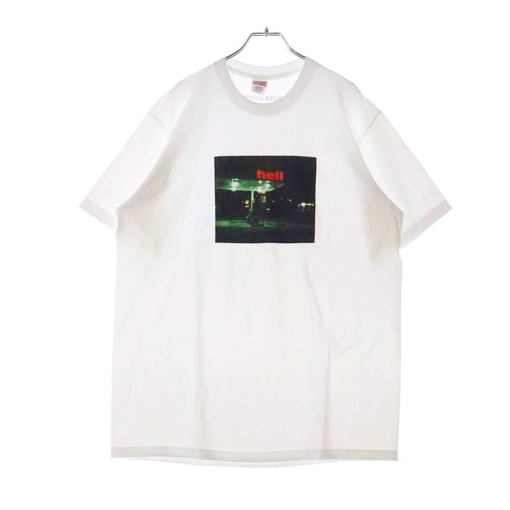 SUPREME(シュプリーム) 23AW×Dash Snow Hell Tee ダッシュ スノー ヘル フォトプリント クルーネック 半袖Tシャツ カットソー ホワイト