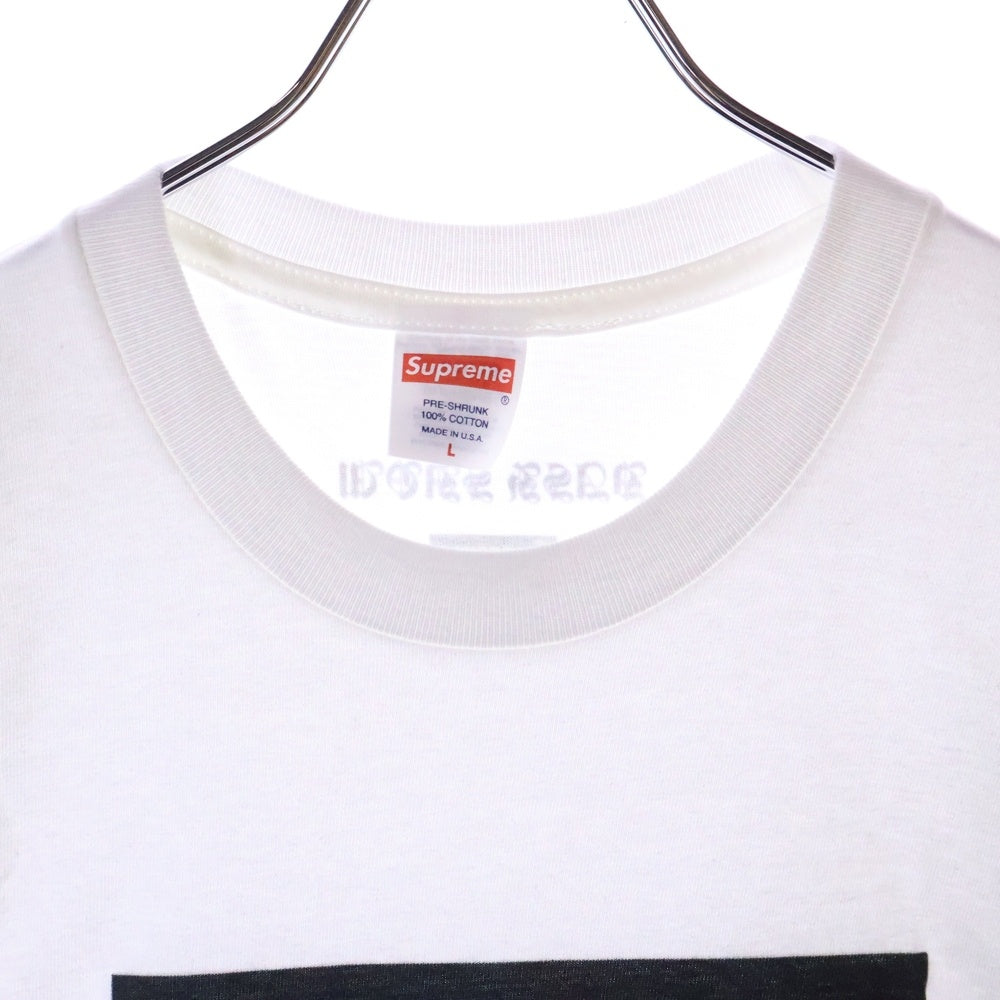 SUPREME(シュプリーム) 23AW×Dash Snow Hell Tee ダッシュ スノー ヘル フォトプリント クルーネック 半袖Tシャツ カットソー ホワイト