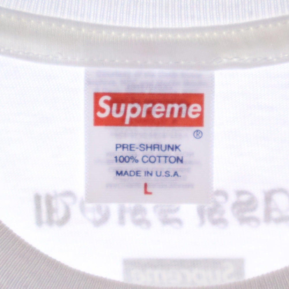 SUPREME(シュプリーム) 23AW×Dash Snow Hell Tee ダッシュ スノー ヘル フォトプリント クルーネック 半袖Tシャツ カットソー ホワイト