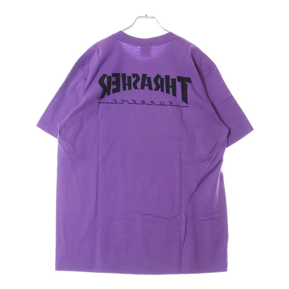 SUPREME(シュプリーム) 24AW Thrasher Harold Tee スラッシャー ハロルド フォトプリント クルーネック 半袖Tシャツ カットソー パープル