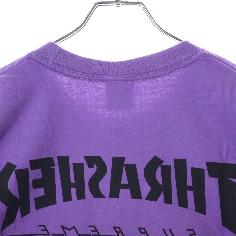 SUPREME(シュプリーム) 24AW Thrasher Harold Tee スラッシャー ハロルド フォトプリント クルーネック 半袖Tシャツ カットソー パープル