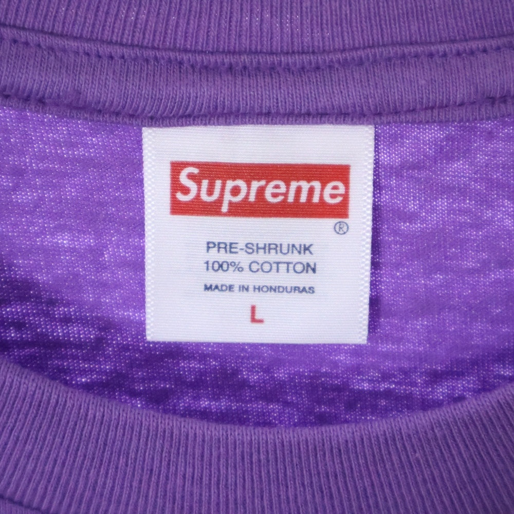 SUPREME(シュプリーム) 24AW Thrasher Harold Tee スラッシャー ハロルド フォトプリント クルーネック 半袖Tシャツ カットソー パープル