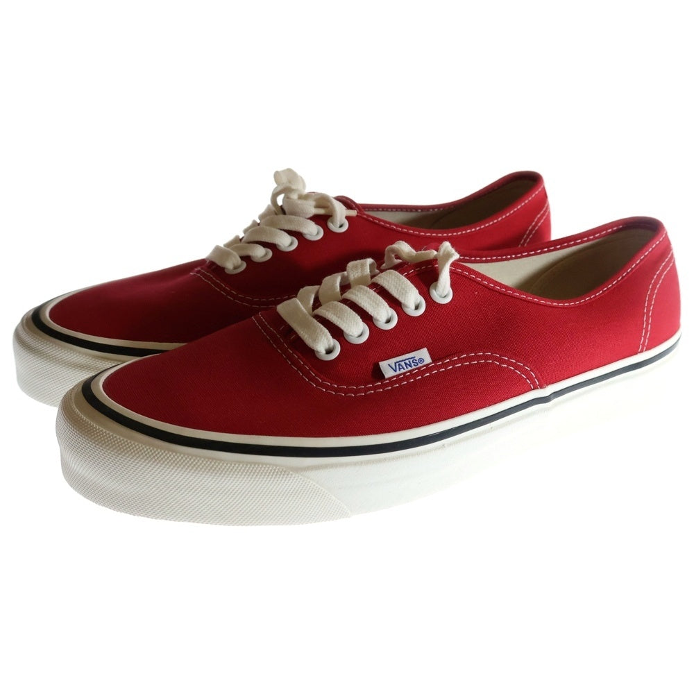 VANS(ヴァンズ) AUTHENTIC 44 DX オーセンティック ローカットスニーカー レッド US9/27cm VN0A38ENMR9