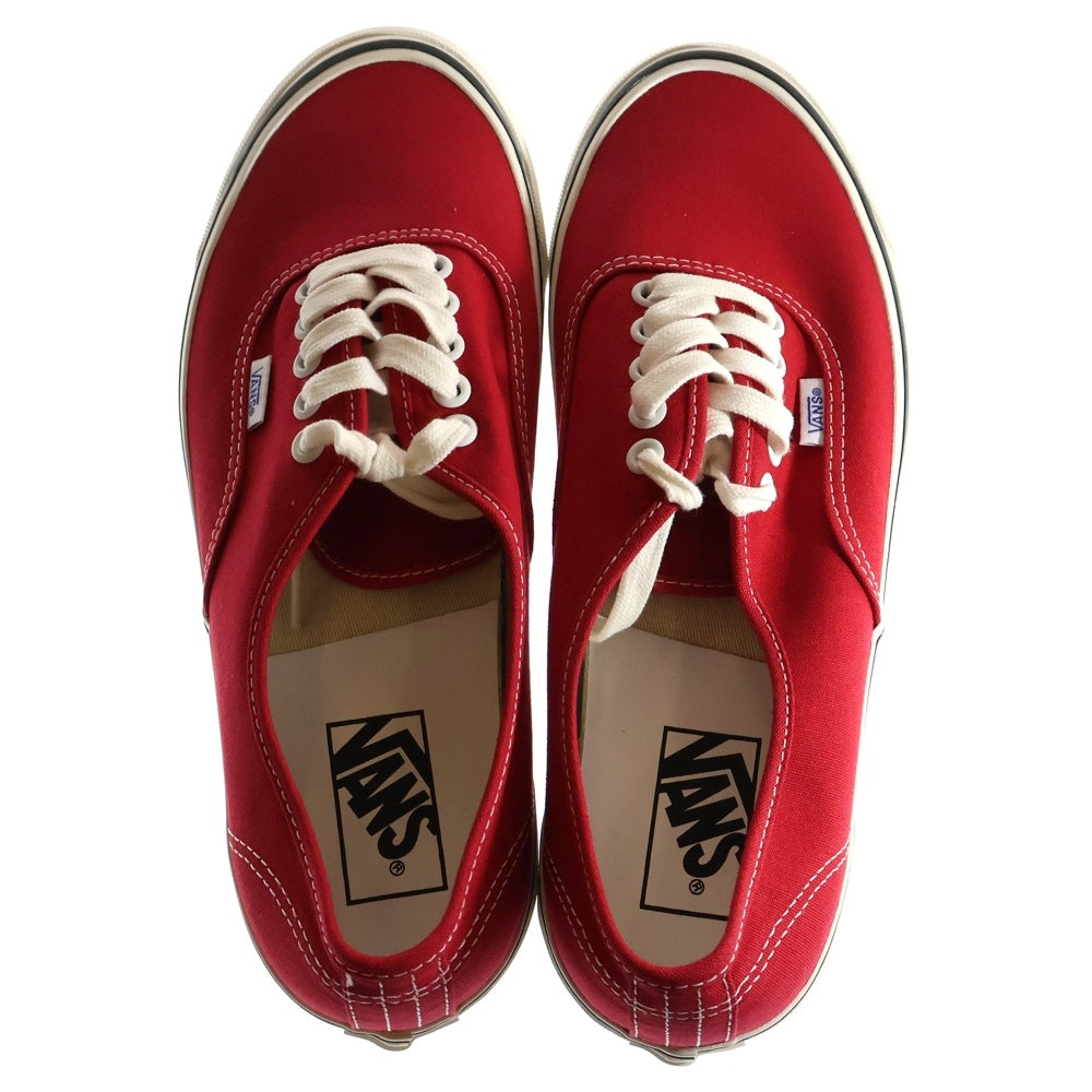 VANS(ヴァンズ) AUTHENTIC 44 DX オーセンティック ローカットスニーカー レッド US9/27cm VN0A38ENMR9