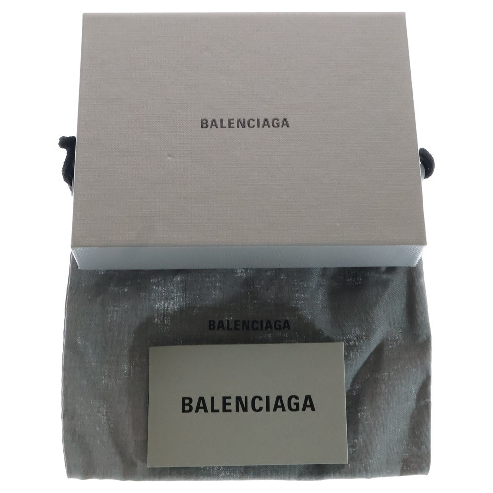 BALENCIAGA(バレンシアガ) GRAFFITI グラフィティ レザー 財布 ウオレット カードケース ブラック 640535 1090 P568148