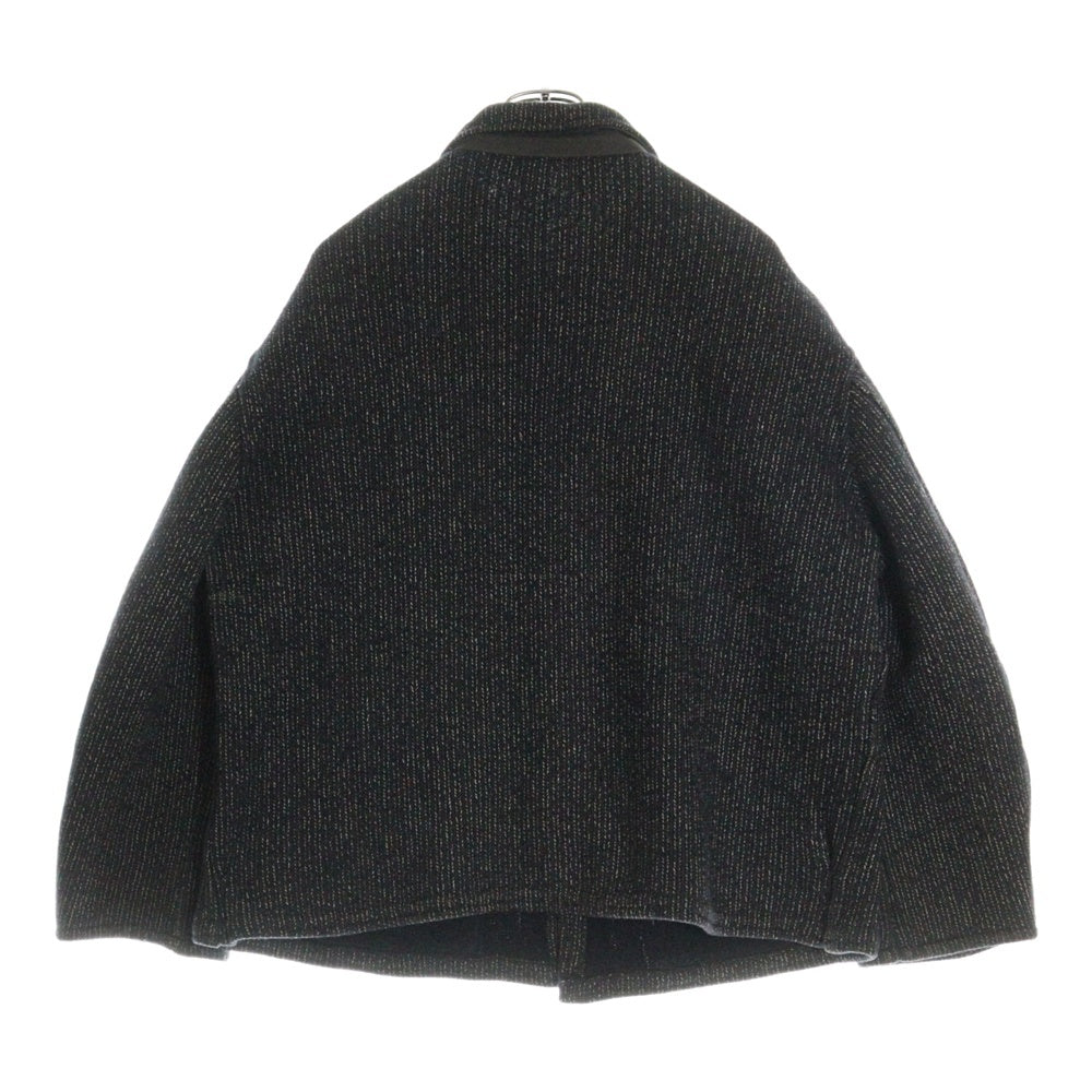Brown's BEACH(ブラウンズビーチ) 50S-60S VINTAGE JACKET ビーチクロスニット ごま塩 スナップボタン ヴィンテージジャケット グレー
