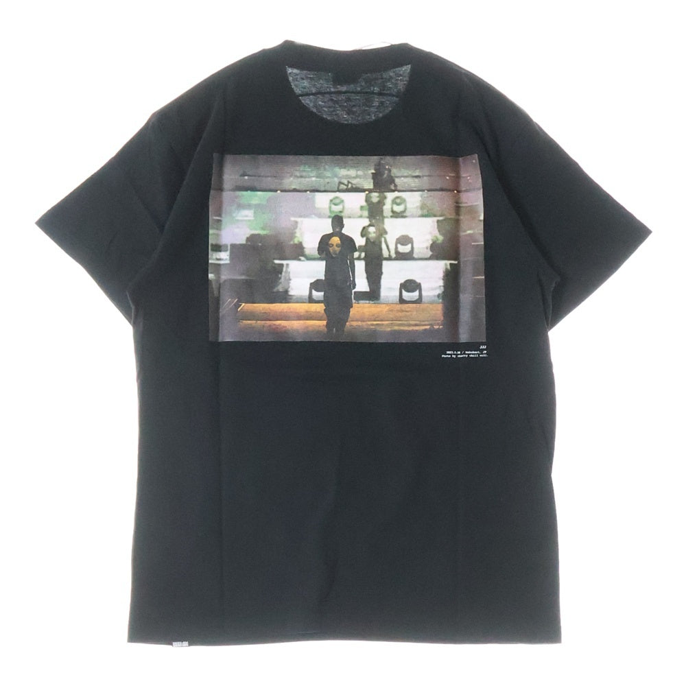 NO BRAND(ノーブランド) POP YOURS JJJ Live Photo Tee ポップユアーズ ジェイジェイジェイ ライブフォトTシャツ ブラック