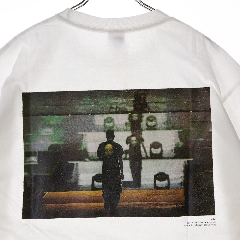 NO BRAND(ノーブランド) POP YOURS JJJ Live Photo Tee ポップユアーズ ジェイジェイジェイ ライブフォトTシャツ ホワイト