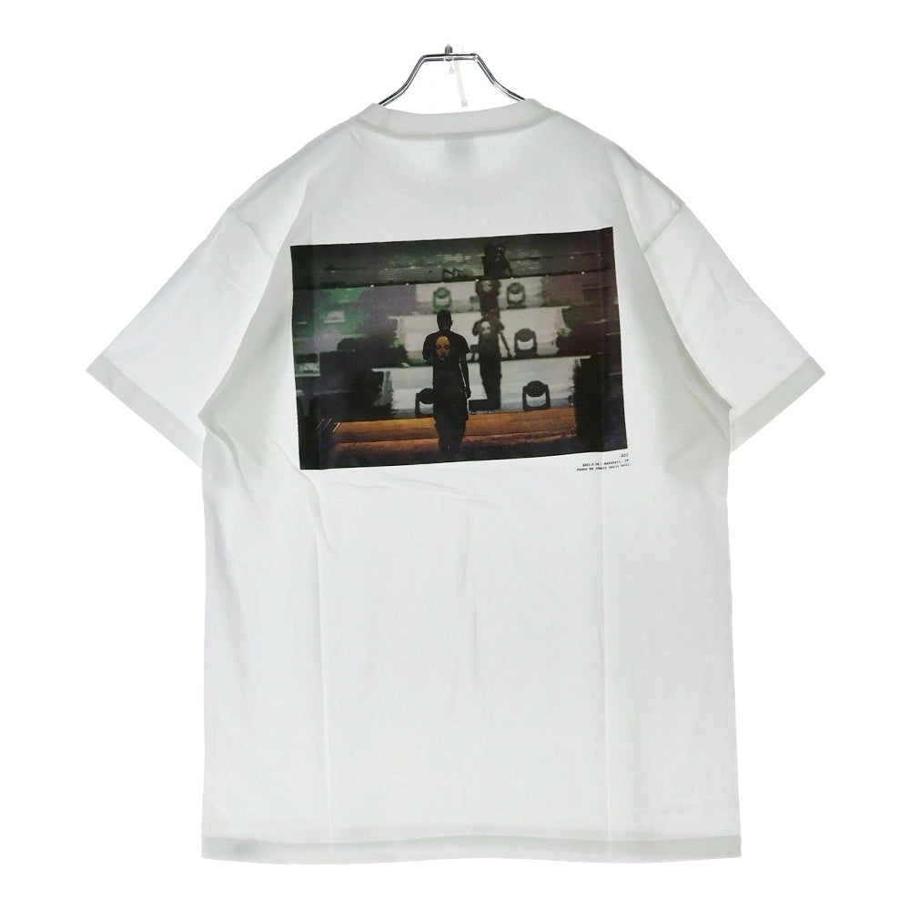 NO BRAND(ノーブランド) POP YOURS JJJ Live Photo Tee ポップユアーズ ジェイジェイジェイ ライブフォトTシャツ ホワイト