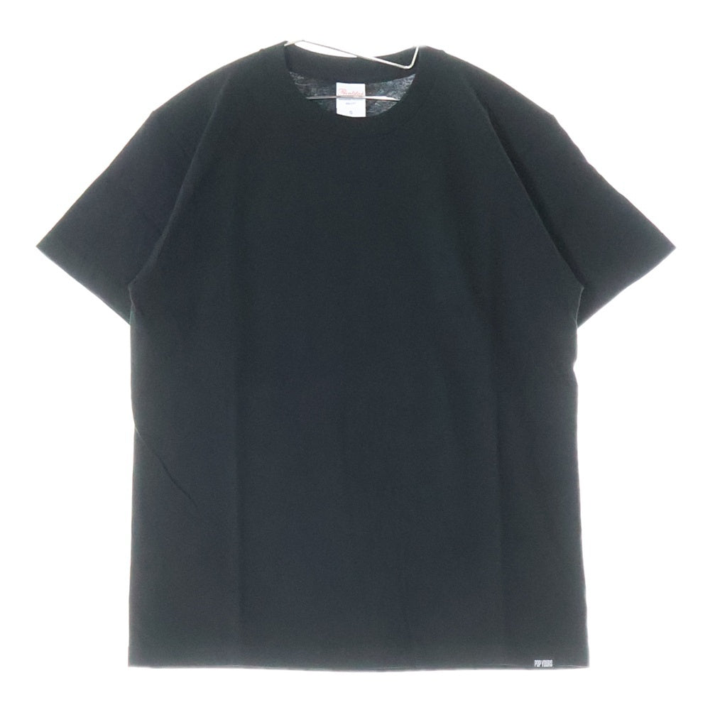 NO BRAND(ノーブランド) POP YOURS JJJ Live Photo Tee ポップユアーズ ジェイジェイジェイ ライブフォトTシャツ ブラック