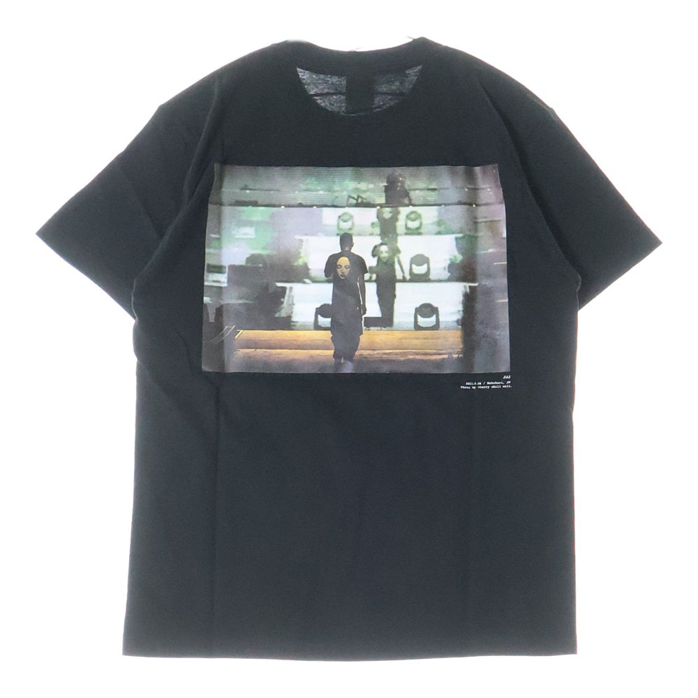 NO BRAND(ノーブランド) POP YOURS JJJ Live Photo Tee ポップユアーズ ジェイジェイジェイ ライブフォトTシャツ ブラック