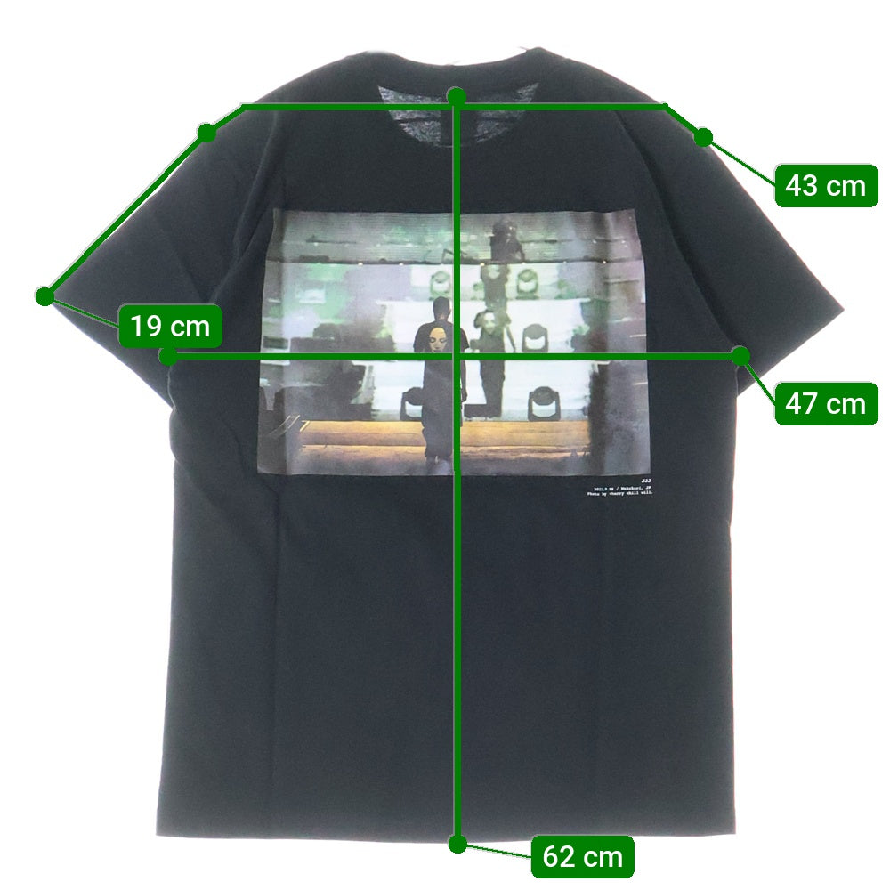 NO BRAND(ノーブランド) POP YOURS JJJ Live Photo Tee ポップユアーズ ジェイジェイジェイ ライブフォトTシャツ ブラック